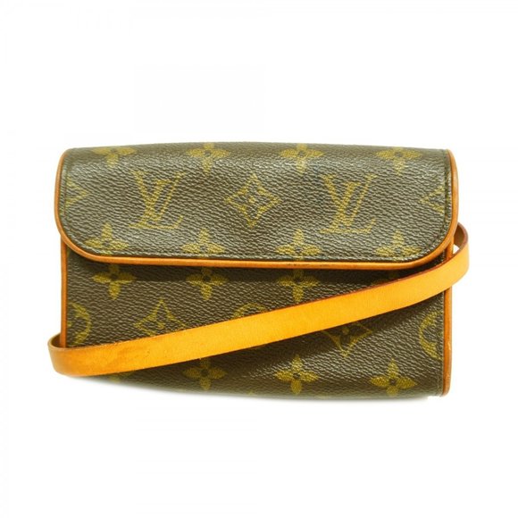 LOUIS VUITTON Authentic Brown Monogram Pochette Fanny Pack